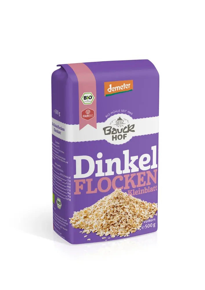 Dinkelflocken, Kleinblatt Bauckhof - Sanoverde