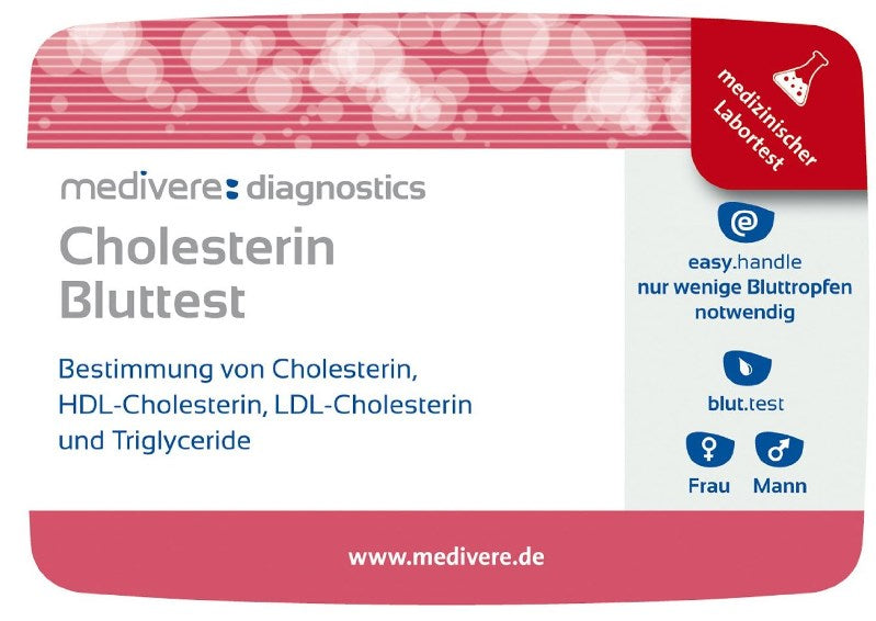 Cholesterin Bluttest-Set