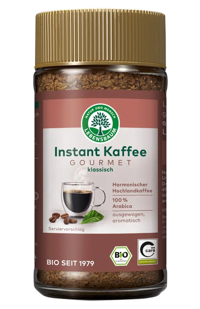 Instant Kaffee Gourmet Lebensbaum - Sanoverde