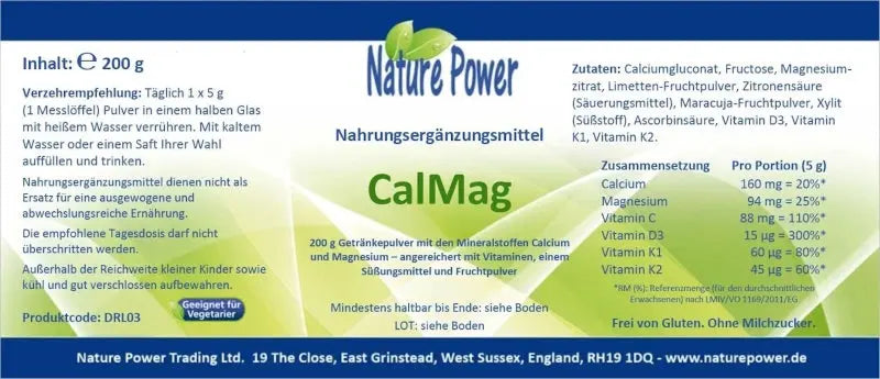 Calcium, Magnesium