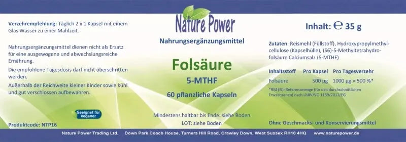 Folsäure 5-MTHF