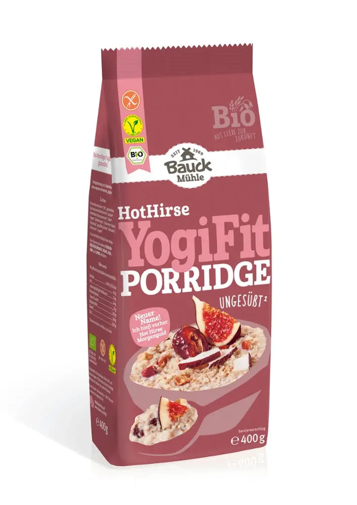 Bauckhof Hot Hirse YogiFit Porridge (Morgengold) 400g BIO Bauckhof - Sanoverde