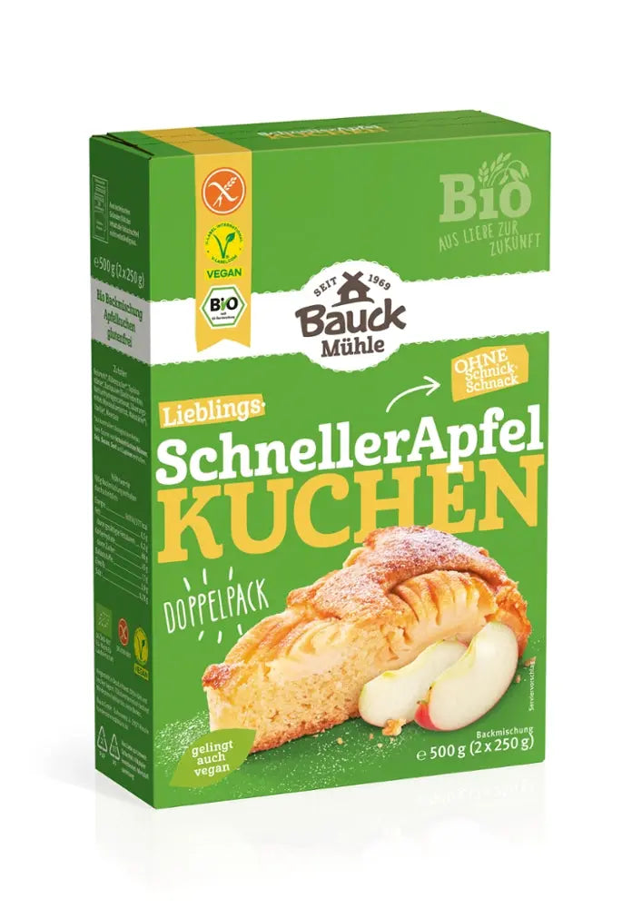 Der schnelle Apfelkuchen BIO Bauckhof - Sanoverde