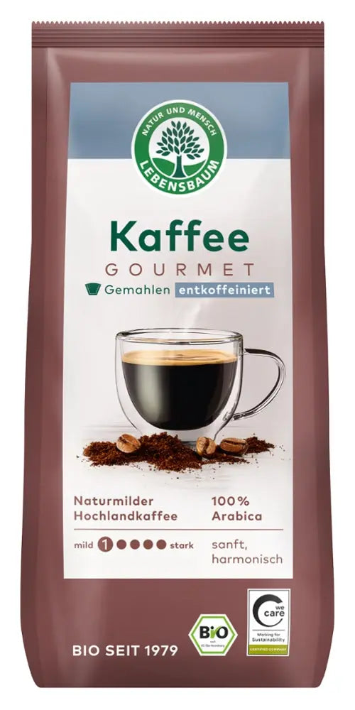 Gourmet Kaffee entkoff gem. Lebensbaum - Sanoverde