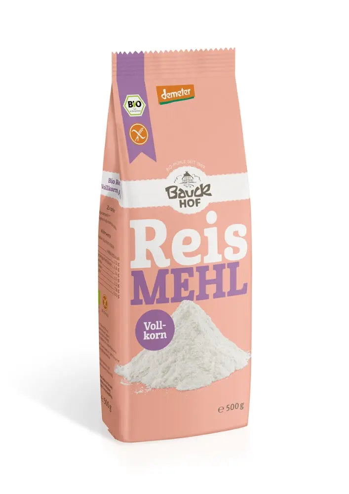 Reismehl Vollkorn Bauckhof - Sanoverde
