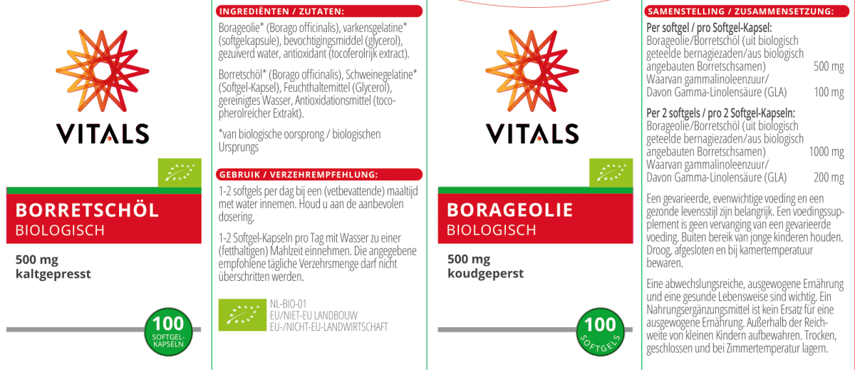 Borretschöl Biologisch - Sanoverde