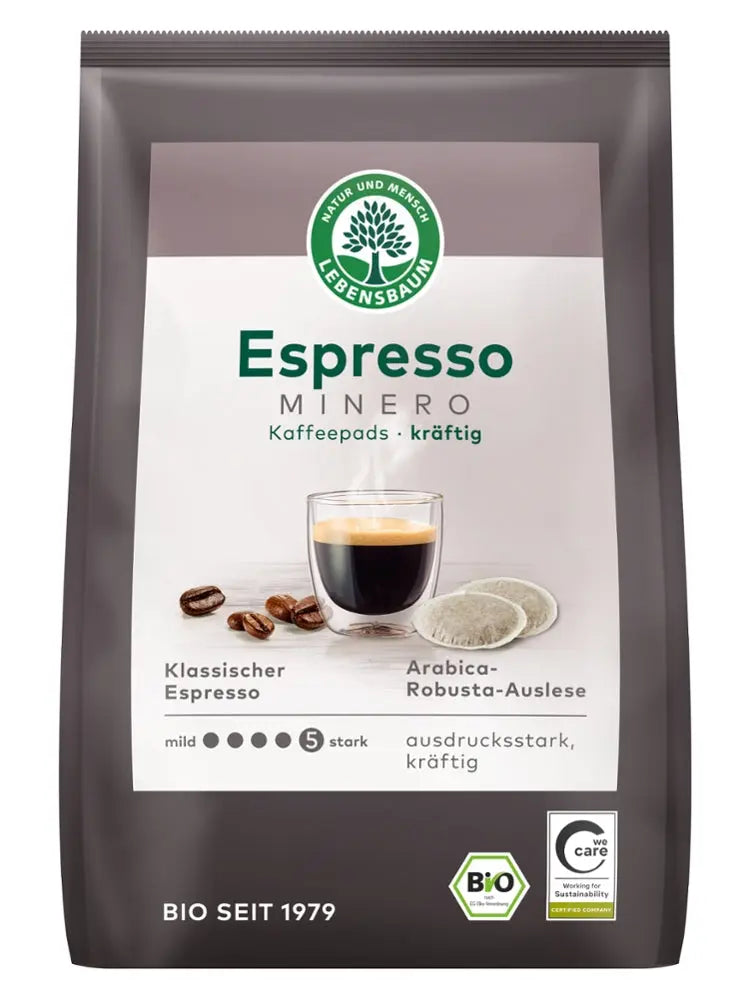 Minero Espresso Pads Lebensbaum - Sanoverde