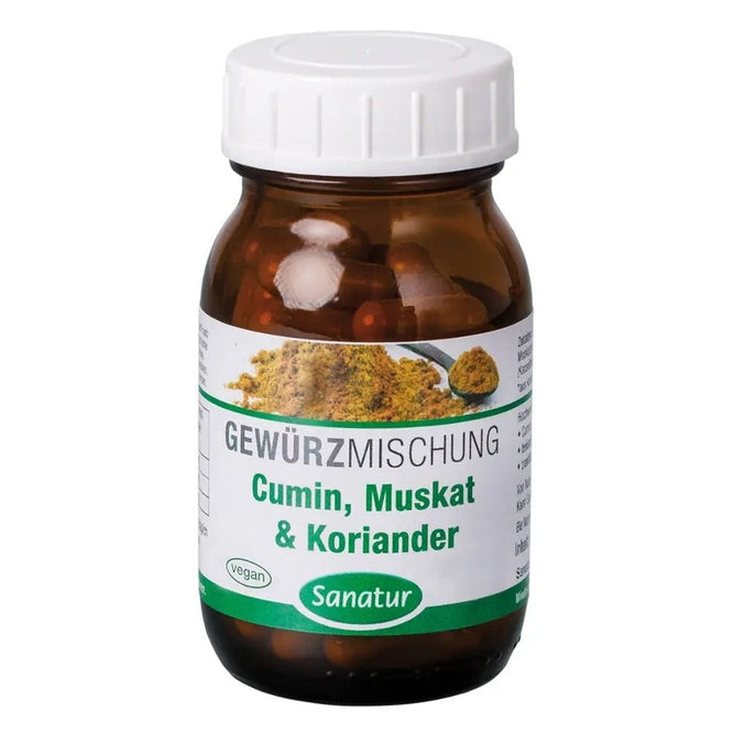Cumin Muskat Koriander Kapseln - Sanoverde