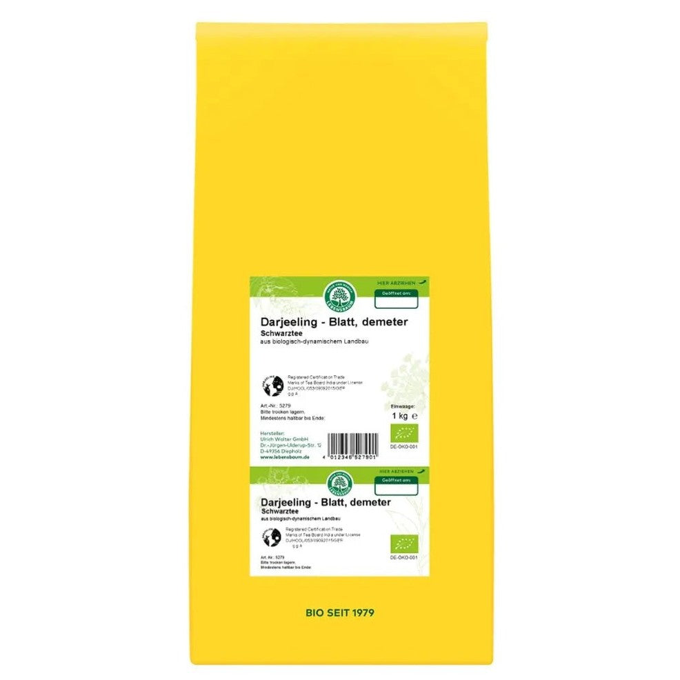 Darjeeling Blatt, Schwarztee BIO - Sanoverde