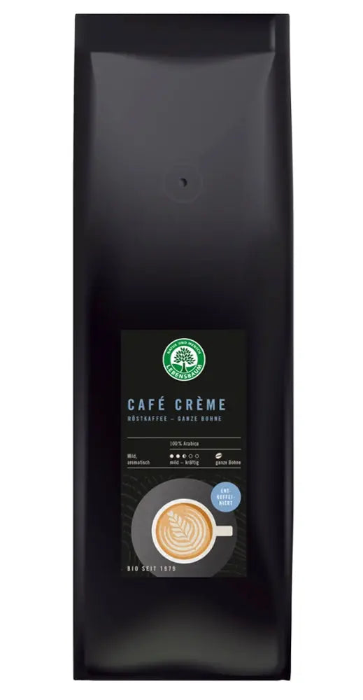 Café Crème entkoffe.,Bohne Lebensbaum - Sanoverde