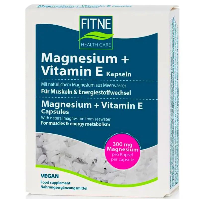 FITNE Magnesium + Vitamin E Kapseln - Sanoverde