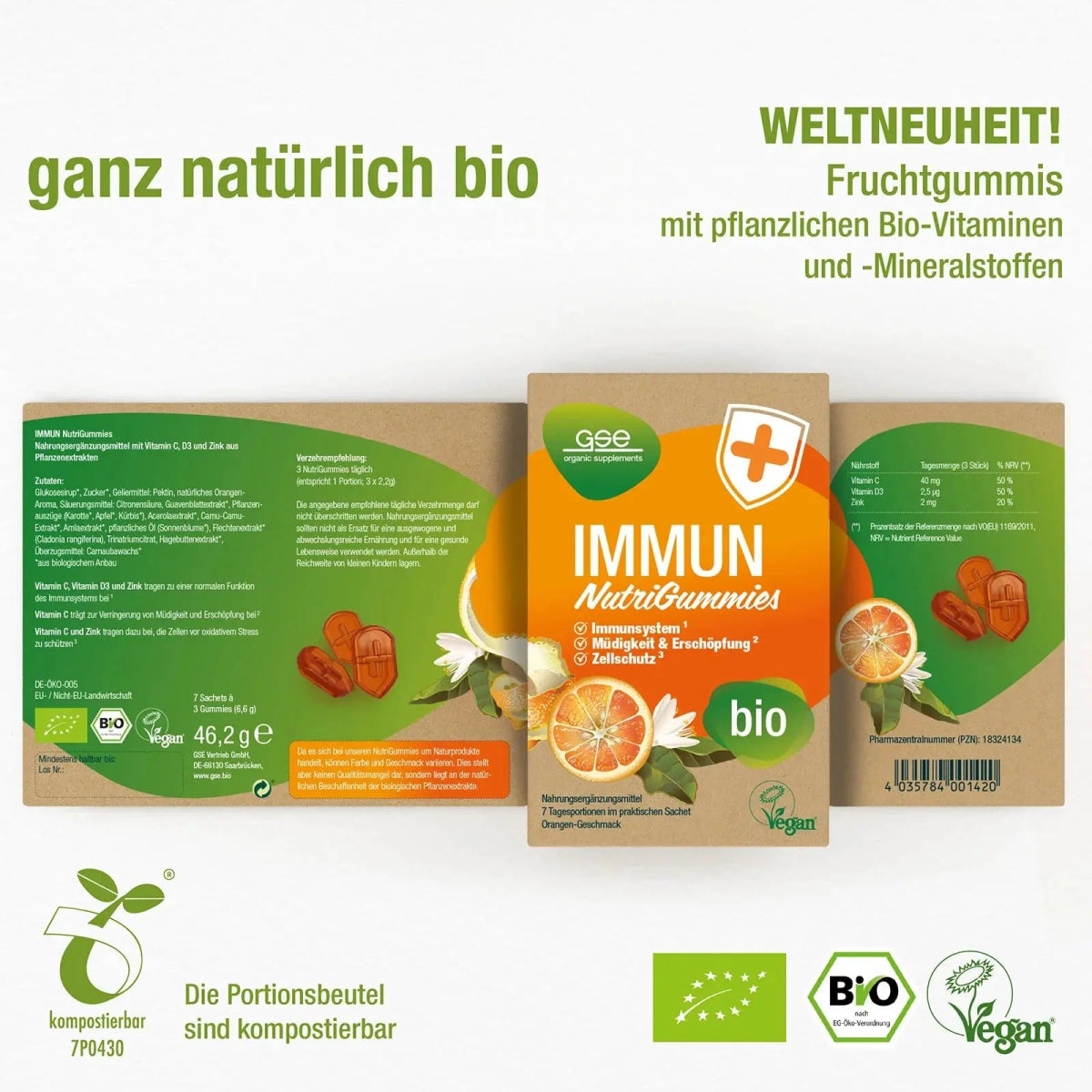 Immun NutriGummies Wochenra BIO - Sanoverde