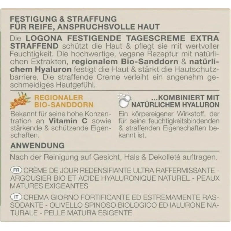 Logona Age Protection Tagescreme - Sanoverde