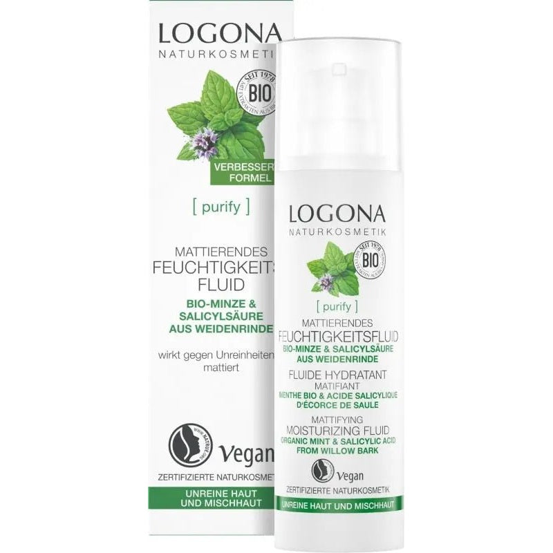Logona Feuchtigkeitsfluid Minze - Sanoverde