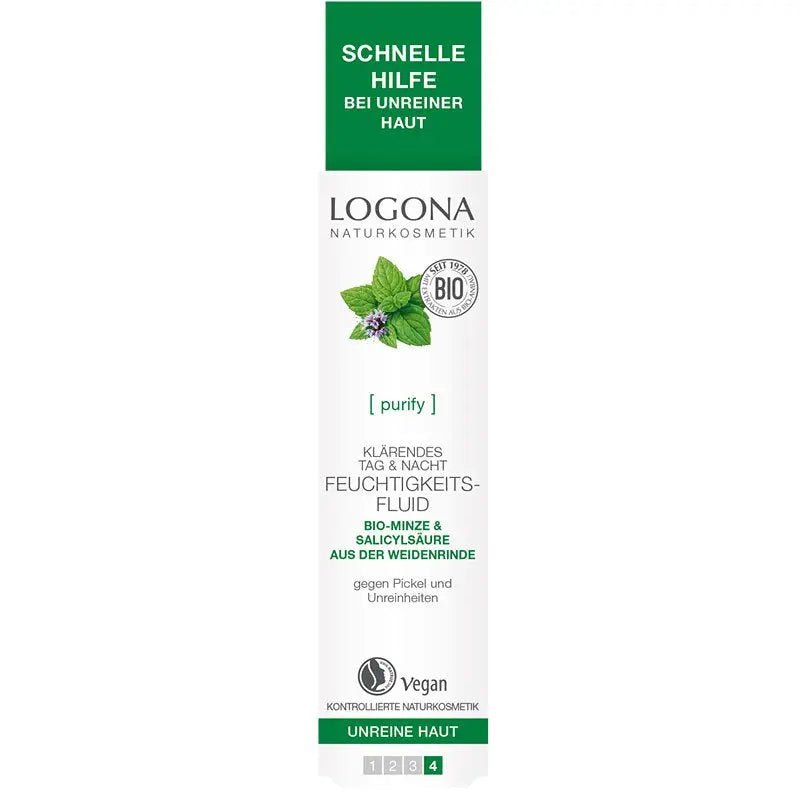 Logona Feuchtigkeitsfluid Minze - Sanoverde