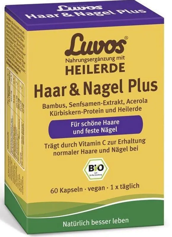 Luvos Heilerde Haar und Nagel Plus 60 Kapseln