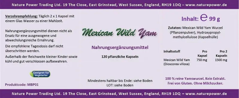 Mexican Wild Yam - DAS ORIGINAL
