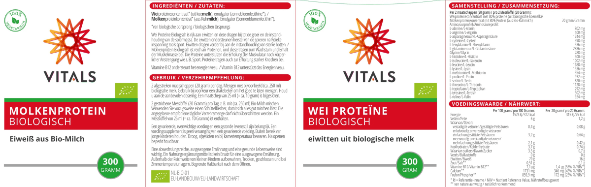 Molkenprotein BIO - Sanoverde