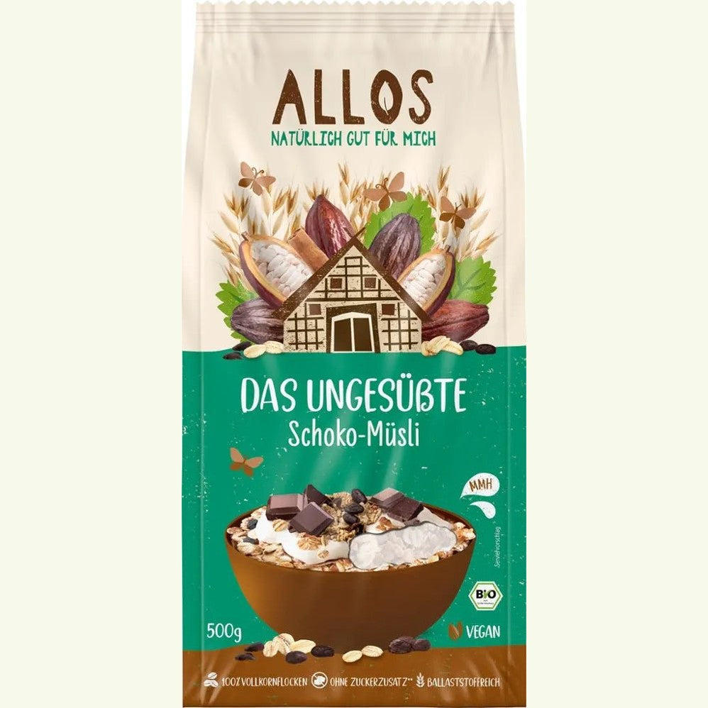 Ungesüßte Schoko - Müsli BIO - Sanoverde