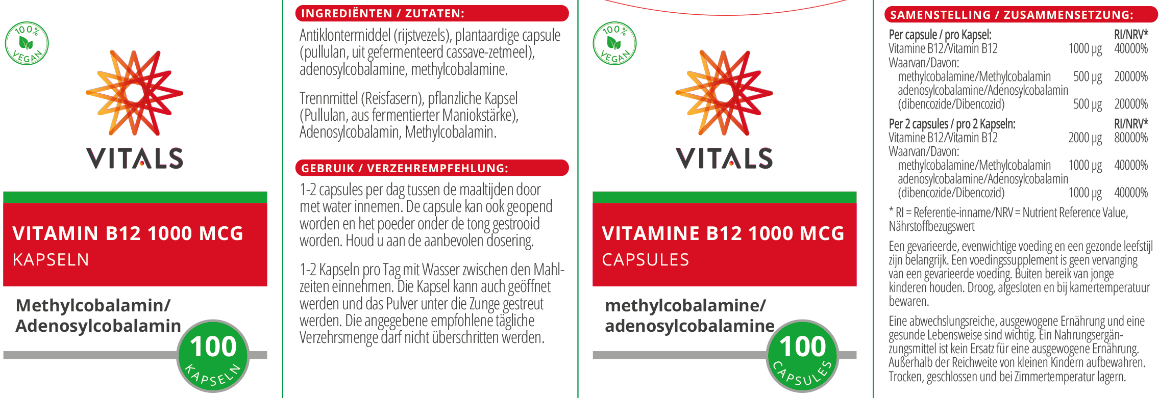 Vitamin B12 1000 mcg Kapseln