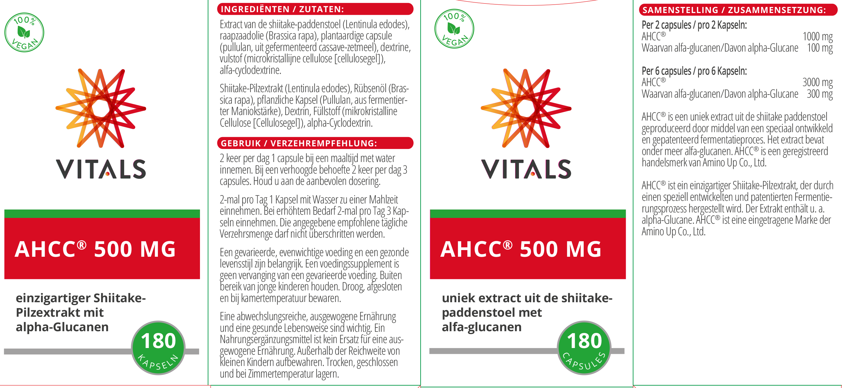 AHCC® 500 mg 60 Kaps