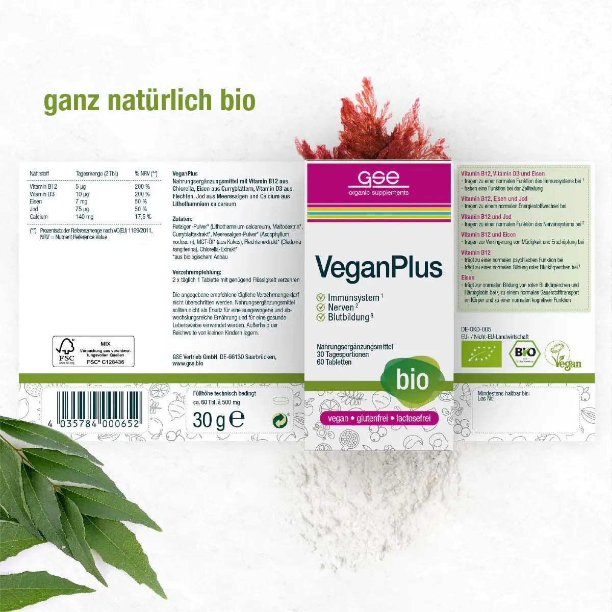VeganPlus Tabletten BIO - Sanoverde
