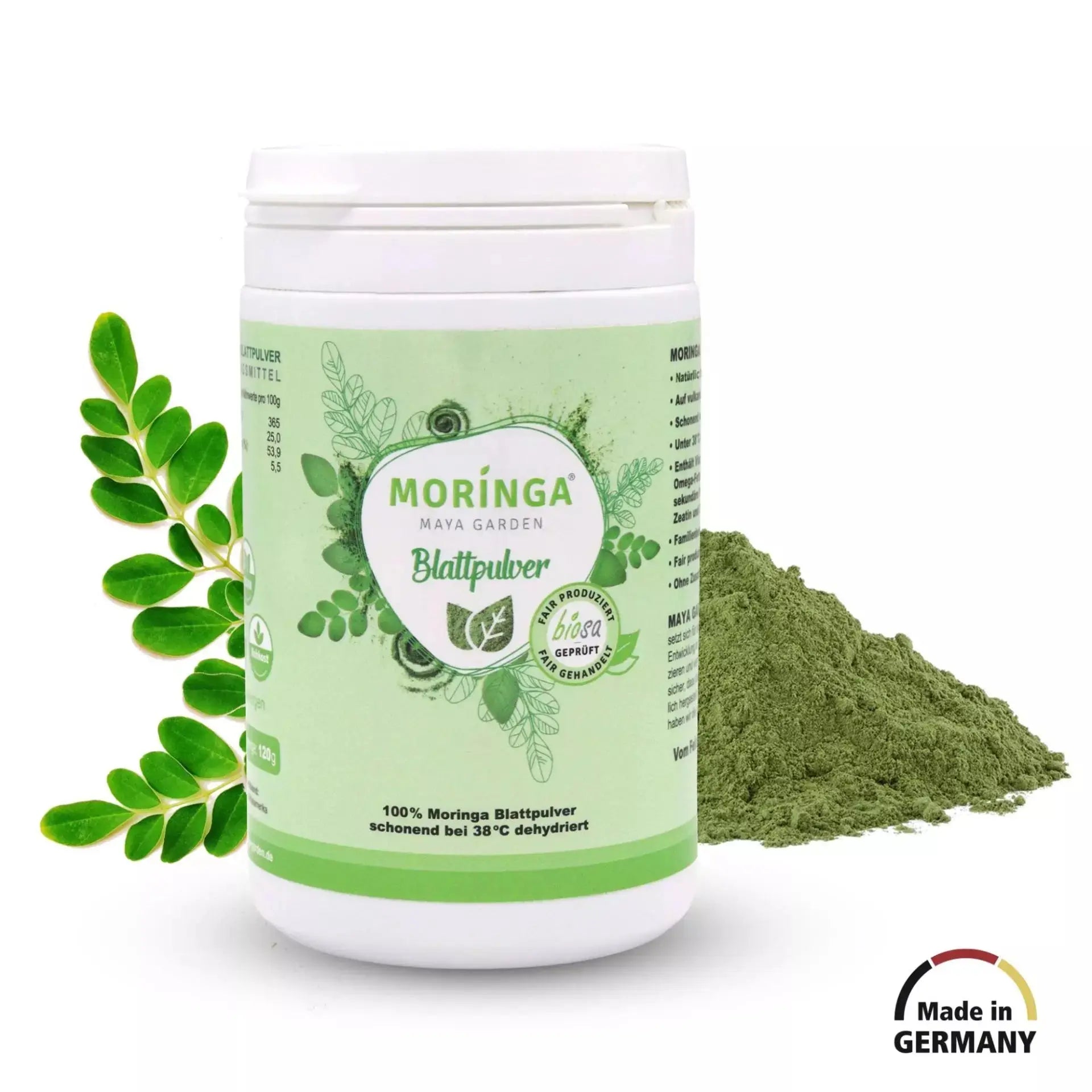 Moringa Blattpulver 120g BIO Vita Biosa - Sanoverde