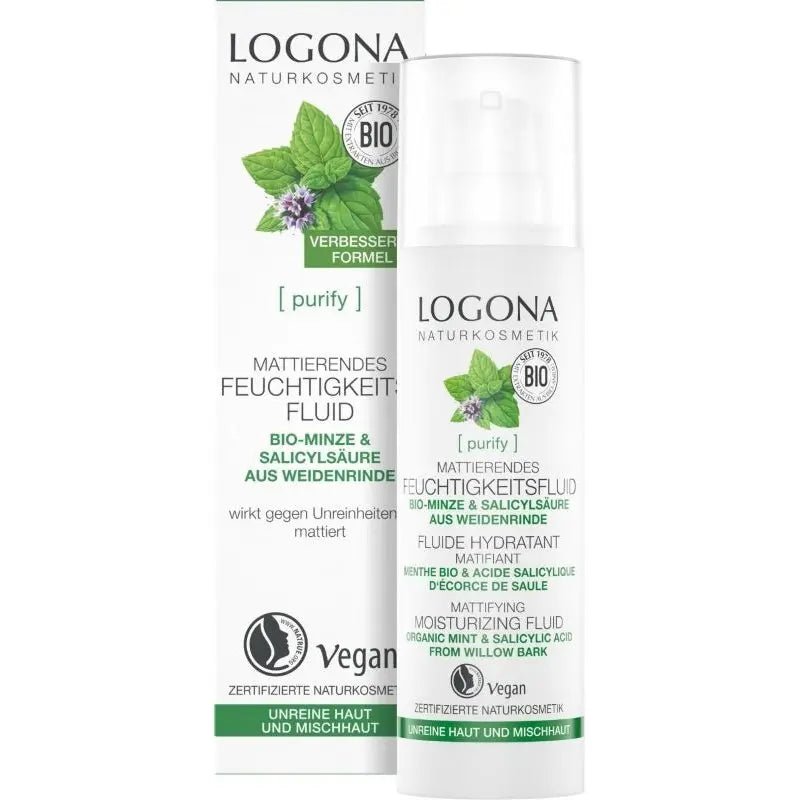 Logona Feuchtigkeitsfluid Minze - Sanoverde