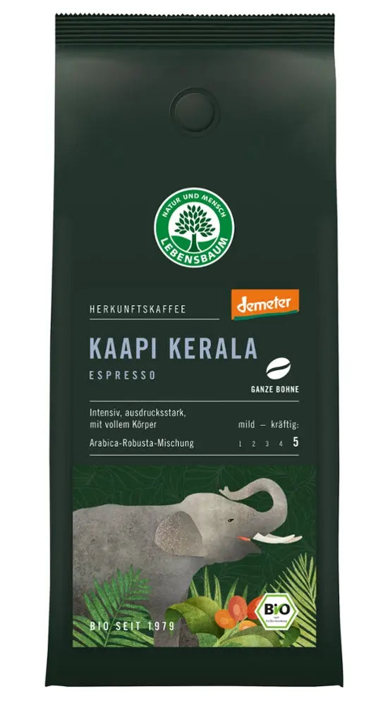 Kaapi Kerala Espresso Bohne Lebensbaum - Sanoverde