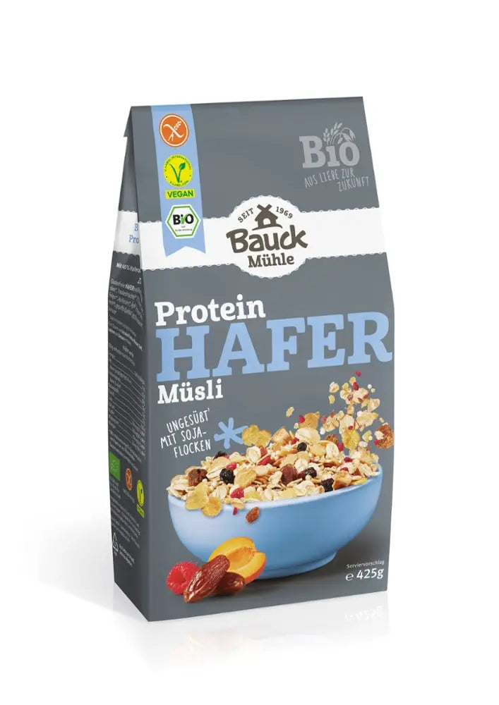 Hafer Müsli Protein Bauckhof - Sanoverde