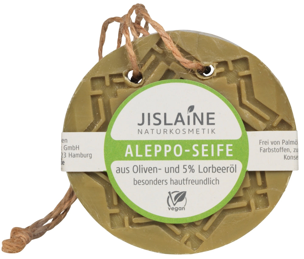 Aleppo-Seife zum Aufhängen Jislaine Naturkosmetik - Sanoverde