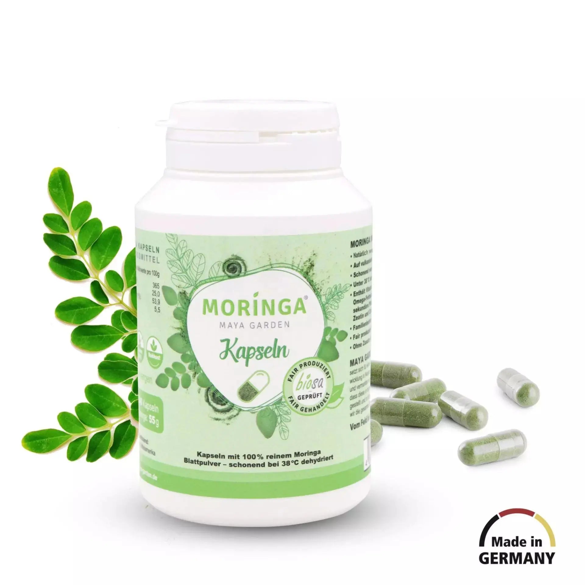 Moringa Kapseln, 140 Stück BIO Vita Biosa - Sanoverde