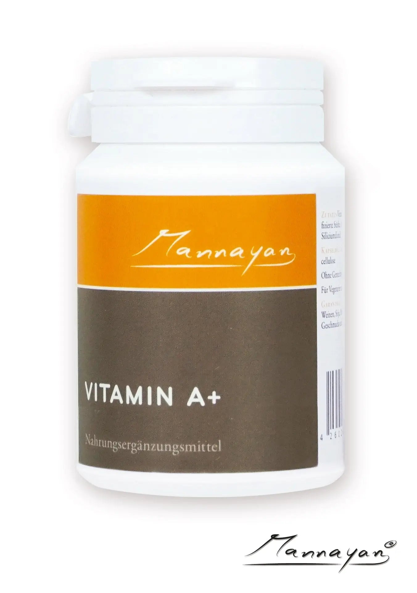 Mannayan VITAMIN A + (60 Kapseln) Mannayan - Sanoverde