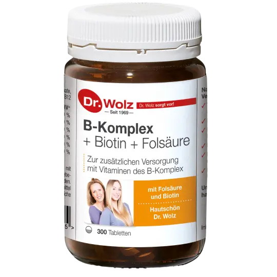 B-Komplex, Dr. Wolz, 300 Tabletten BIO Dr. Wolz - Sanoverde