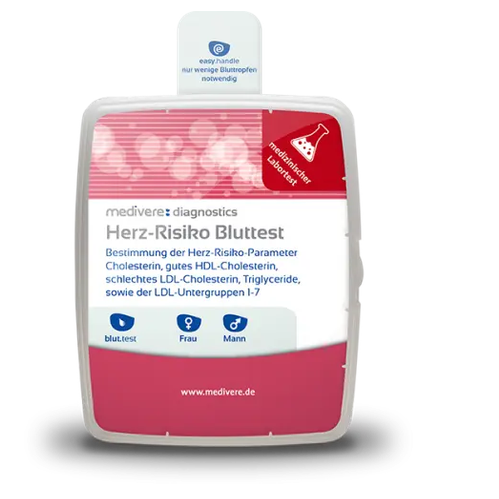 Herz-Risiko Bluttest Medivere - Sanoverde