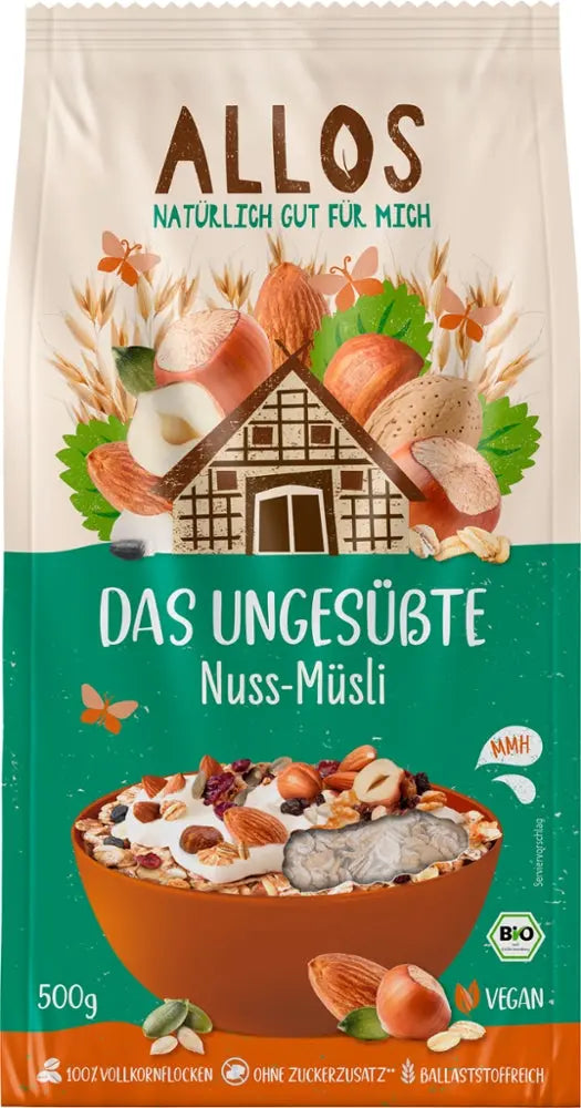 Ungesüßte Nuss-Müsli Allos - Sanoverde