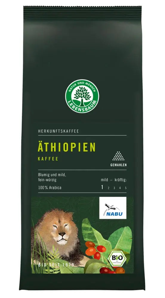 Äthiopien Kaffee, gemahlen Lebensbaum - Sanoverde