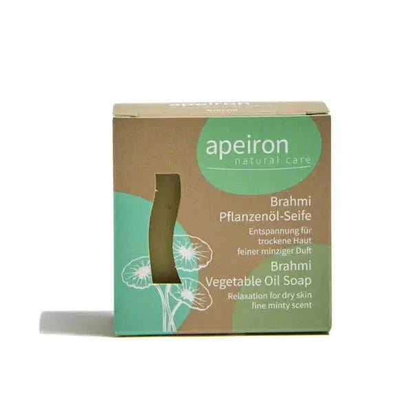 apeiron Pflanzenöl-Seife Brahmi 100g - Entspannung für trockene Haut Sanoverde - Sanoverde