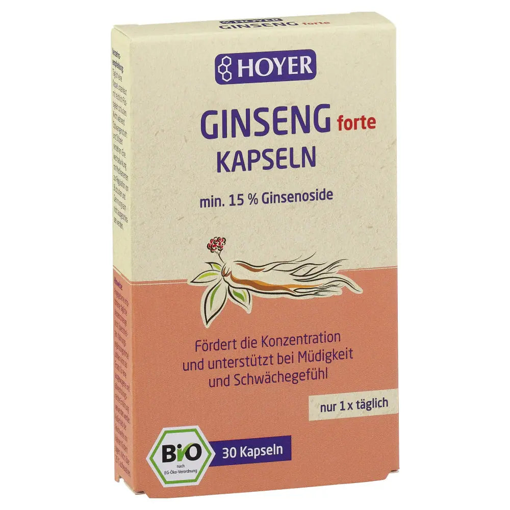 Ginseng Kapseln 30 St Hoyer - Sanoverde