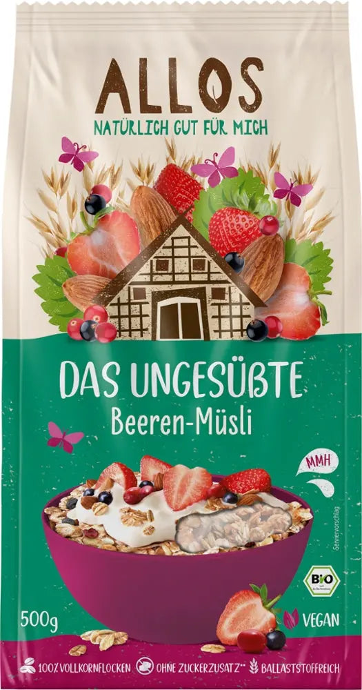 Ungesüßte Beeren-Müsli Allos - Sanoverde