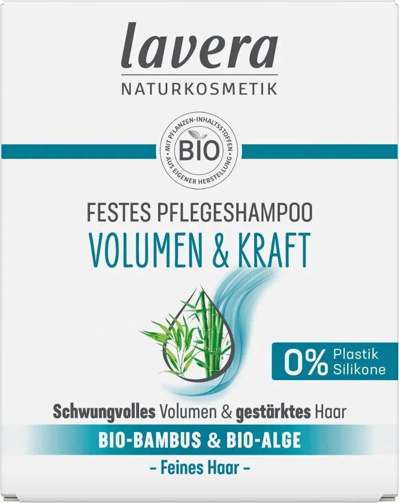 Festes Pflegeshampoo Volume Lavera - Sanoverde