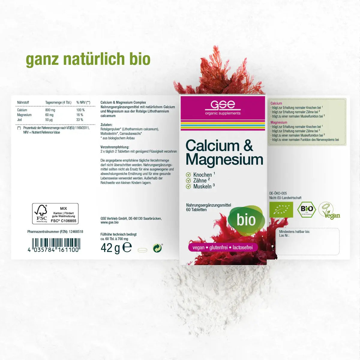 Calcium & Magnesium Complex BIO GSE - Sanoverde