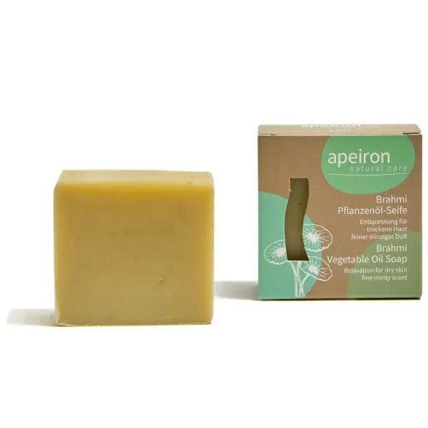 apeiron Pflanzenöl-Seife Brahmi 100g - Entspannung für trockene Haut Sanoverde - Sanoverde