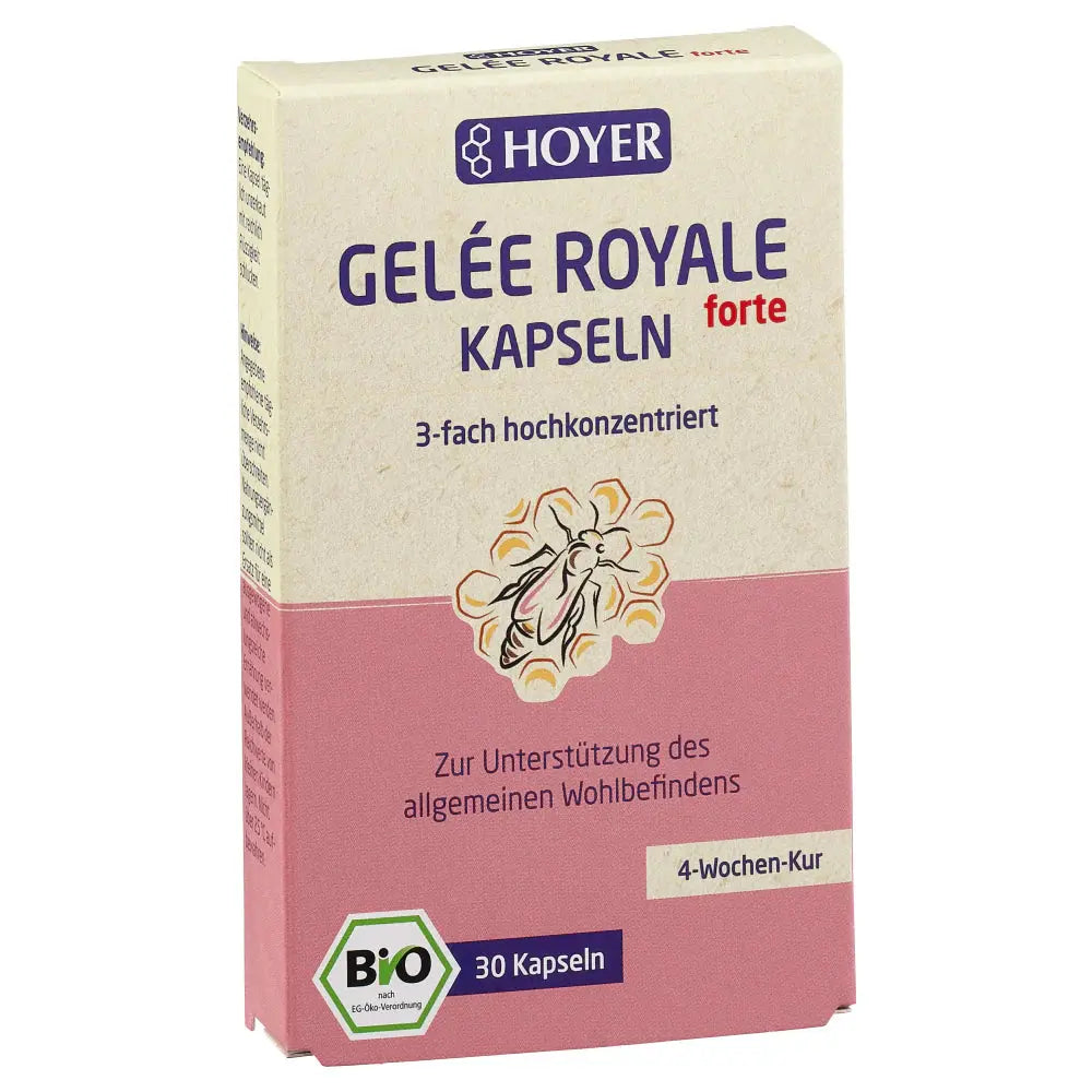 Gelée Royale forte, Kapseln Hoyer - Sanoverde