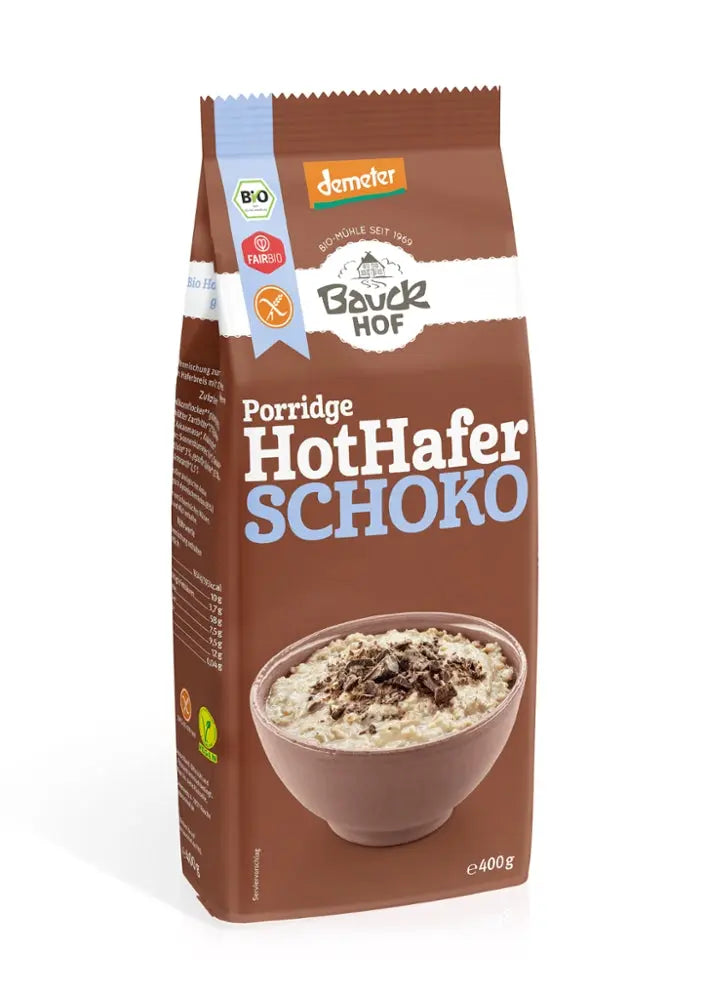 Hot Hafer Schoko Porridge Bauckhof - Sanoverde