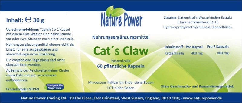 Katzenkralle (Cat's Claw)
