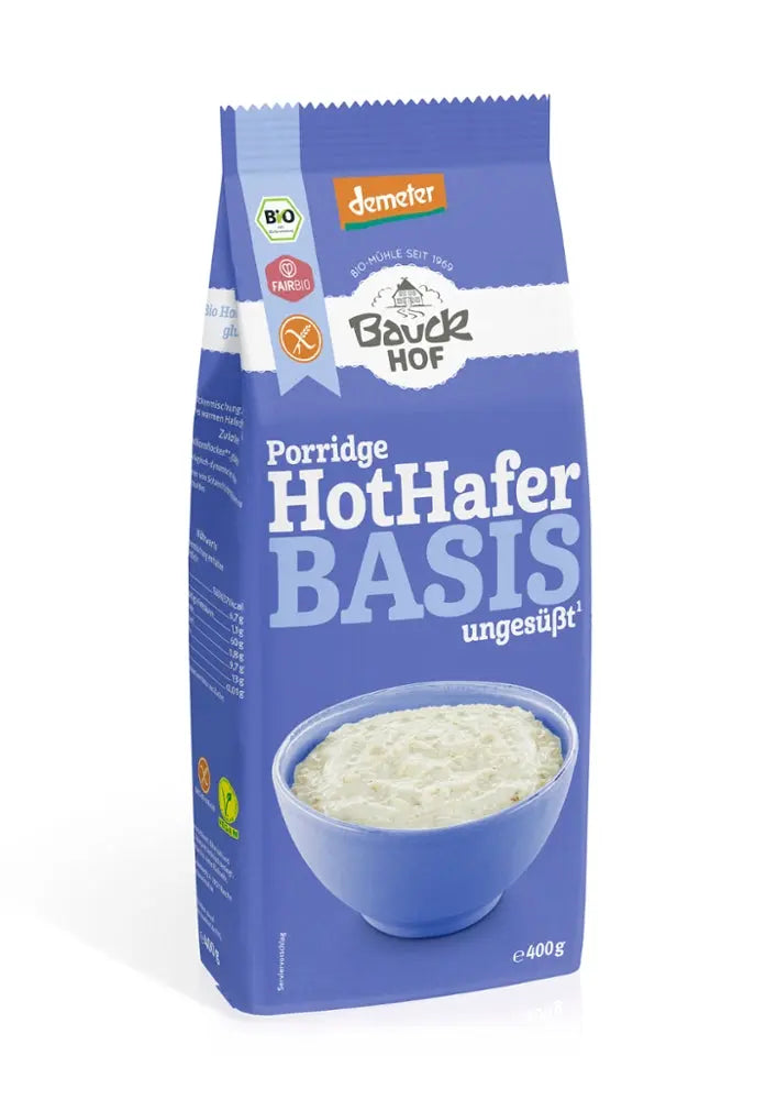 Hot Hafer Basis Porridge Bauckhof - Sanoverde