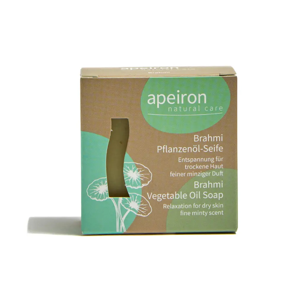Apeiron Brahmi - Pflanzenölseife 100g Apeiron - Sanoverde