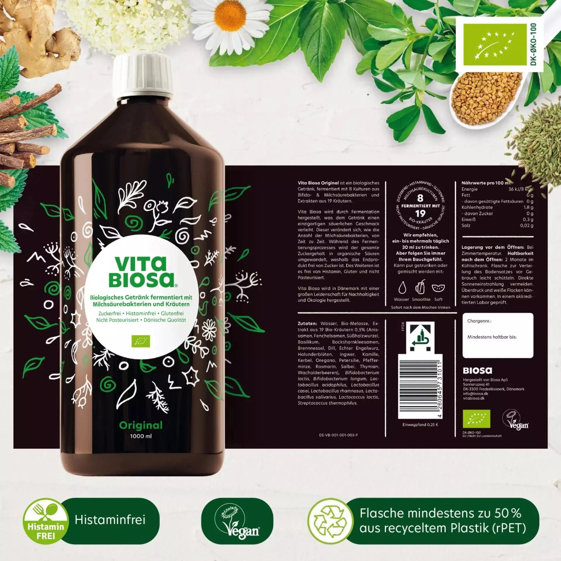 Vita Biosa Original 1Liter Vita Biosa - Sanoverde