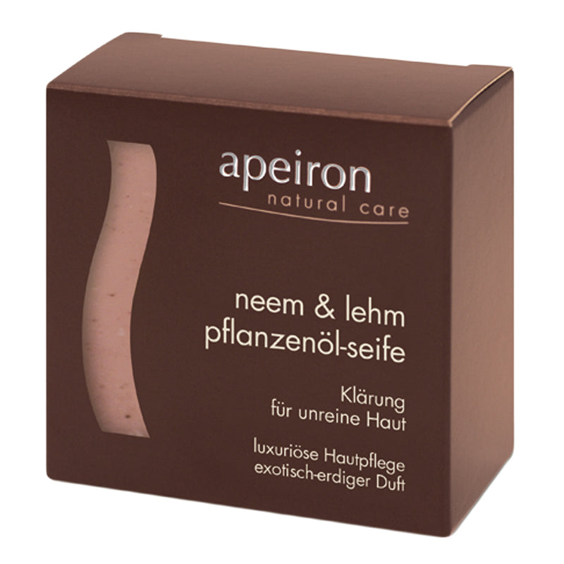 Apeiron Neem & Lehm - Pflanzenölseife